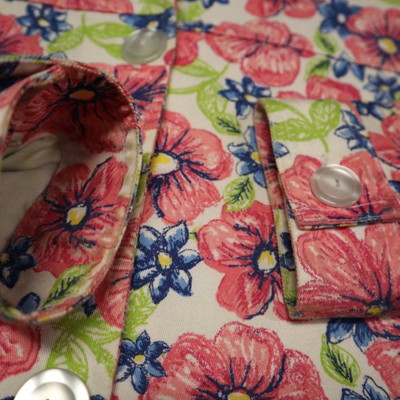 Vintage breckenridge Floral Button Up Jacket - Picture 6 of 9